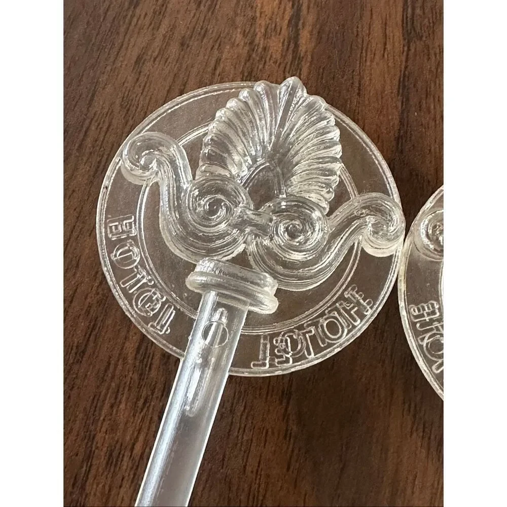 Vintage Hotel Swizzle Stick Drink Cocktail Spoon Stirrer Barware Collectible